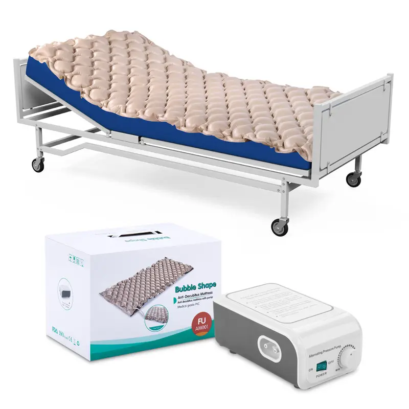 ISO 13485 medical pvc inflatable bed air bubble mattress