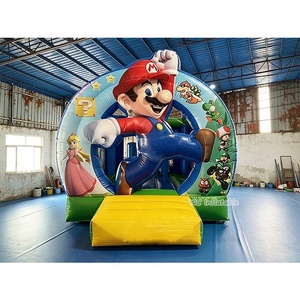 Nouvelle structure gonflable Super Brothers <span class=keywords><strong>Mario</strong></span> avec toboggan pour événements festifs, certifiée sûre - Product Image 1