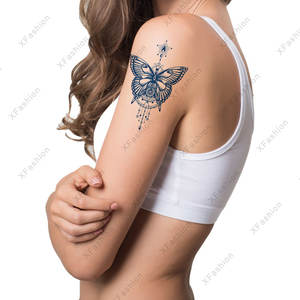 สติกเกอร์รอย<span class=keywords><strong>สัก</strong></span>กระดาษชั่วคราว3D ลายผีเสื้อสีสันน่ารักกันน้ำสักน้ำผลไม้สมุนไพรกึ่งถาวรสำหรับร่างกาย - Product Image 5