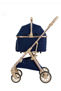 301-2 Nouvelle arrivée, poussette pliable pour animaux de compagnie, aluminium aéronautique, chariot pour chien et chat, système d'absorption des chocs, approuvé par les compagnies aériennes, utilisation en extérieur - Product Image 2