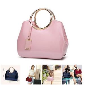 Bolsos de Mano para Mujer, Bolso de Hombro Simple de PU con Asa de Cuero, Bolso Bandolera, Bolso Tote - Product Image 6