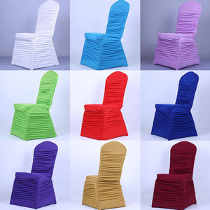 Giá rẻ Trắng Ruched Spandex tiệc ghế bao gồm mua Spandex tiệc ghế Bìa Swag <span class=keywords><strong>bacl</strong></span> - Product Image 5