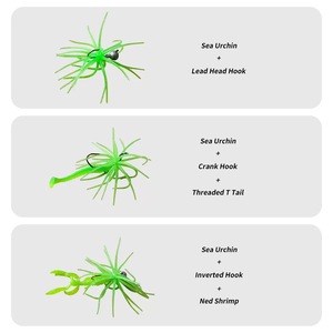 <span class=keywords><strong>Leurre</strong></span> de pêche TPE <span class=keywords><strong>souple</strong></span>, imitation oursin de mer, 2.8g 8.7g, pour <span class=keywords><strong>brochet</strong></span>, ormeau, tilapia, mandarin, appât d'<span class=keywords><strong>hiver</strong></span> - Product Image 6