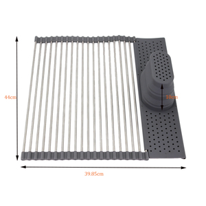 <span class=keywords><strong>Estante</strong></span> de secado de <span class=keywords><strong>platos</strong></span> de acero inoxidable 304, organizador de cocina, <span class=keywords><strong>estante</strong></span>, soporte para <span class=keywords><strong>platos</strong></span> - Product Image 4