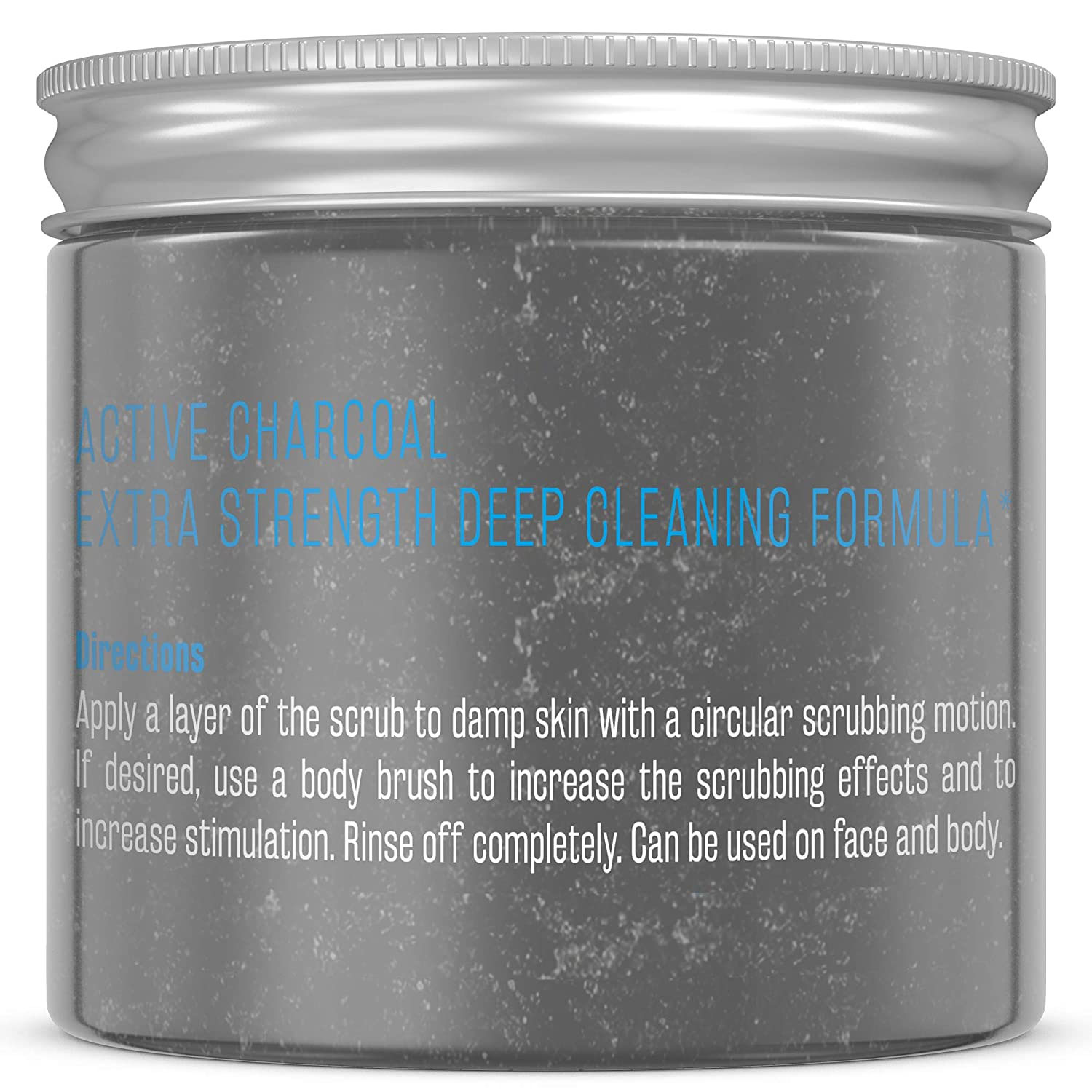 Hot Selling Natural Charcoal Face Scrub Organic Deep Cleansing Facial Body Scrub Exfoliating Moisturizing Charcoal Salt Scrub