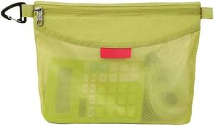 Suya dayanıklı malzeme fermuar kılıfı, depolama, seyahat, ofis için Mesh fermuarlı çantalar - Product Image 2