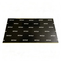 Feuille insonorisante en butyl de 2 mm 50x80 cm, tapis d'amortissement en aluminium, accessoires intérieurs de voiture, auto-adhésif, isolation thermique