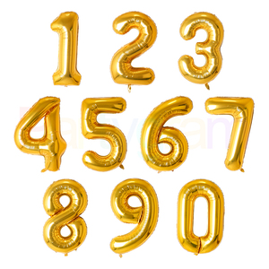 40 34inch Birthday Party Decoration Hot Selling Number <strong>2</strong> <strong>Balloons</strong> Aluminum Foil Number <strong>Balloons</strong> - Product Image 2