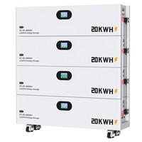 Paquete de Baterías de Almacenamiento de Energía Solar Apilables de 80 kWh, Batería de Litio Ferrofosfato LiFePO4, China