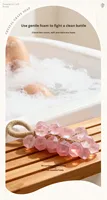 Savon de bain artisanal DIY transparent aux pierres précieuses, à l'huile d'olive, parfum floral, blanchissant, aux cristaux variés, pour tous types de peau, coffret cadeau