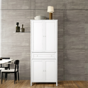 <span class=keywords><strong>Buffet</strong></span> de cuisine moderne de luxe en panneau MDF <span class=keywords><strong>blanc</strong></span>, réglable, pour salles à manger et salons, hôtels, meubles de maison - Product Image 5