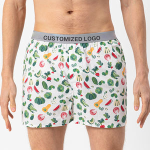 Sous-vêtements pour hommes, caleçons boxers, style ample, respirant, 100% coton, vente en gros d'usine - Product Image 2