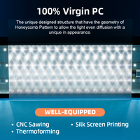 Vente en gros de diffuseur de lumière pour Pc plaque prismatique 2 mm diffuseur pyramidal prismatique pour lumières LED couvre panneaux