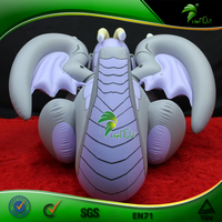 Dragon gonflable boule violette figurines de collection PVC costume de dragon personnalisé jouets ballon