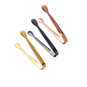 Stainless Steel Food Clip Kitchen Tool Silver Finished Decorative Metal Ice <b>Tong</b> Food Folder Clamp Dessert <b>Tongs</b> - Product Image 6
