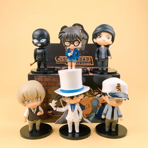 6 Estilos de Figuras de Anime de Meitantei Conan Kudou Shinichi Mouri <span class=keywords><strong>Ran</strong></span>, Caja Misteriosa Sorpresa, Juguete Coleccionable, Gachapon, Caja de Huevos con Premios - Product Image 4