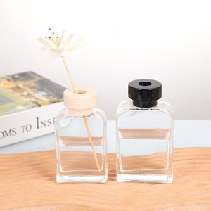 Tái Sử Dụng Phẳng Vuông Glass <span class=keywords><strong>Reed</strong></span> Khuếch Tán Chai 100Ml 150Ml & 200Ml Với Vít Cap Nắp - Product Image 3