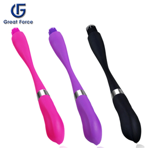 <strong>Female</strong> Masturbation Adult Sextoys 360 Rotating Dildos Brush Wand Vibrator Sex Toys for Woman Silicon Massage Products - Product Image 3