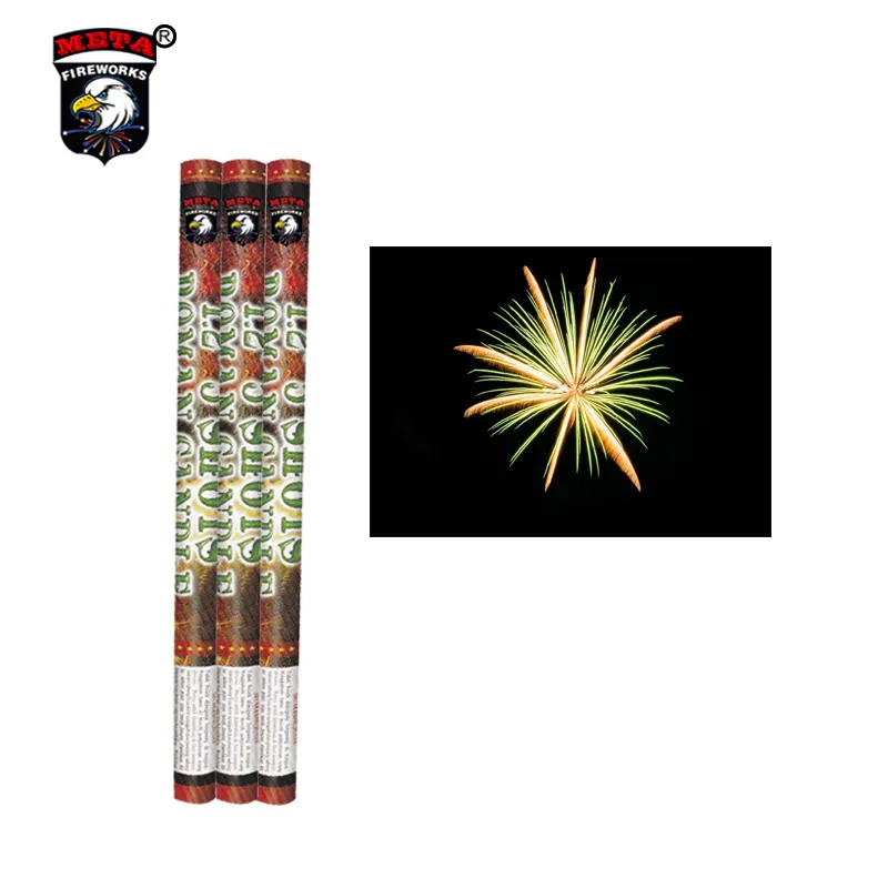 Fournitures de fête promotionnelles traditionnelles Sky Bloom Flower Feu d'artifice chinois 1 "10 Boules Bougie romaine Magic Shot Sapin