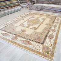 9x12ft vente en gros de tapis de soie antique noué à la main afghan persan de luxe turc