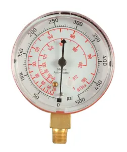 Accurate Measurement Charging Hose Sight Glass Refrigerant Pressure Gauge Digital Pressure Freon Gauge