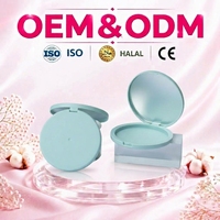 OEM&ODM Étui compact multifonctionnel double couche en plastique ABS de 15,1 mm d'épaisseur pour fard à joues et poudre