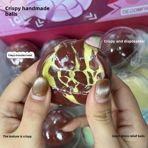 Juguete Blandito y Crujiente ASMR, Alivio del Estrés, Bola de Chocolate de Color Puro Brillante para Aliviar la Ansiedad y Mejorar la Concentración, Personalizado - Product Image 5