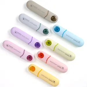 Cute marker pen with soft tip, multi-color,non bleeding coating,water-based Bible highlighter for underline,highlighting diary