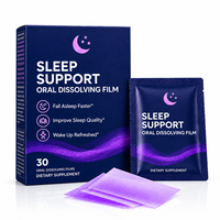 Bandelettes orales en film mince pour le sommeil, format pochette, sans eau, étiquette privée, logo personnalisé, complément alimentaire