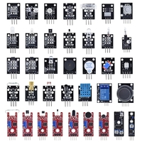 Kits de capteurs 37/45 pièces avec mesure de distance par ultrasons pour Raspberry Pi UNO R3, compatibles avec les voitures intelligentes