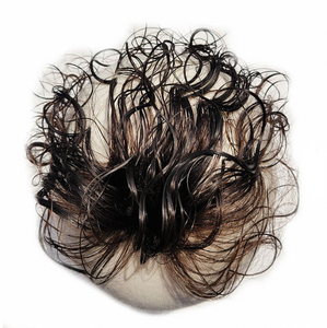 Postizo Coreano Resistente al Sudor de 7 Pulgadas con Clip para Hombre, Cabello Humano Corto y Liso, Ligero, Transpirable, con Gorra, Negro Natural - Product Image 2