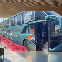 Autocar d'occasion de 12 m, 46 places, conduite à gauche, autobus à deux étages