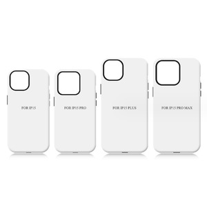 Carcasa en Blanco para Teléfono Móvil, para Máquina de Transferencia de Calor 3D, Carcasa Personalizada 2 en 1, Funda Protectora Resistente para <span class=keywords><strong>iPhone</strong></span> 15 16 17 Pro Max - Product Image 2