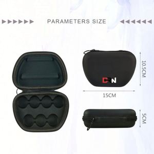 Black Custom EVA Medicine Storage Case Hospital Travel Portable Pill Organizer Case <b>Tablet</b> Packing <b>Bag</b> - Product Image 6