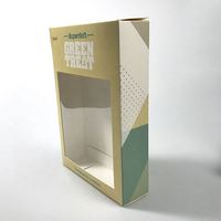 Boîte en carton recyclé écologique, personnalisable, pour l'emballage des chaussettes, avec finition brillante/mate, revêtement UV, dorure à chaud