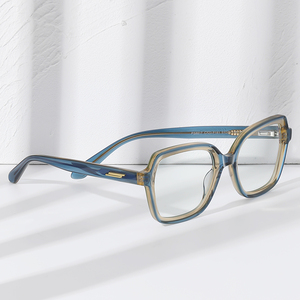 Wholesale Luxury Stylish Rectangle Thickness Acetate CE Certified Unisex Optical Spectacle Frames for <strong>Reading</strong> <strong>Glasses</strong> <strong>4</strong> Colors - Product Image 3