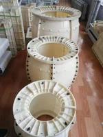 Reazone Coffrage en plastique ABS haute précision, imitation bois, moule 3D pour jardinière, modèle de construction paysagère pour parcs