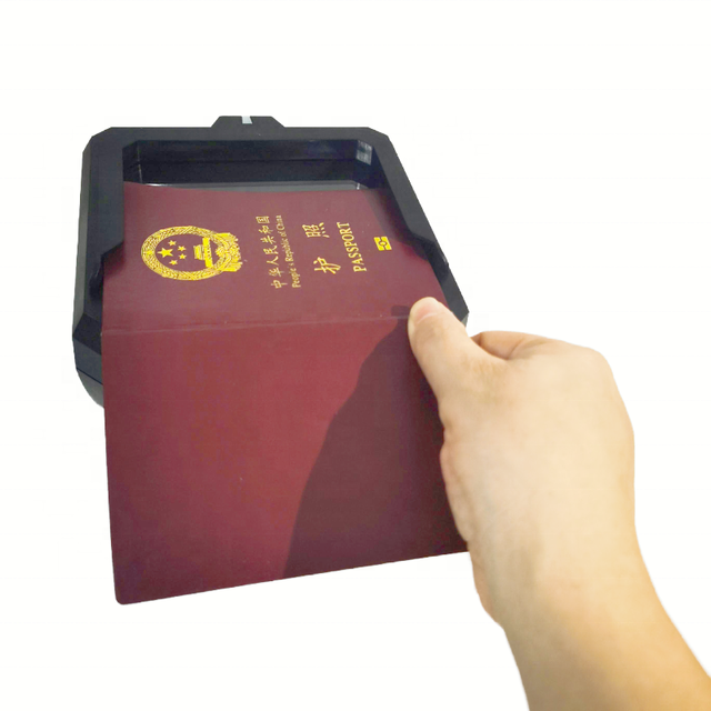 USB RS232 Keyboard Passport Reader RTS Picture Capture OCR MRZ Document Scanner for Travel Agency Duty-Free Shop Access Control