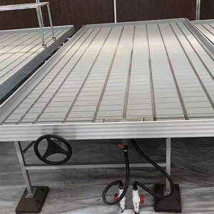 Tables de culture multi-espaces <span class=keywords><strong>en</strong></span> métal pour serres hydroponiques, avec bacs à semis amovibles <span class=keywords><strong>en</strong></span> treillis métallique - Product Image 2