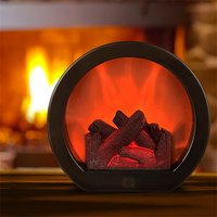 Lampes de lanterne de flamme LED lampe de cheminée de Simulation de flamme lanterne USB ou alimentée par batterie lampe sans flamme pour décoration de salon de cour
