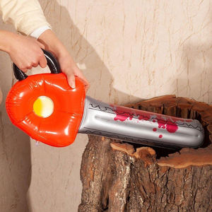 Motosierra Inflable Roja de Halloween, Juguete de PVC con Diseño Plegable, Duradera y Ligera para Decoraciones Festivas y Juegos Divertidos - Product Image 2
