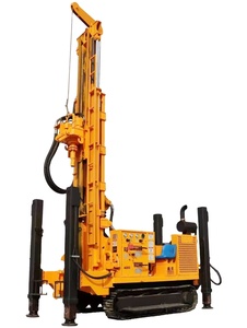 クローラ式<span class=keywords><strong>200m</strong></span>深油圧DTH水井掘削リグ（ボーリング孔掘削用） - Product Image 2