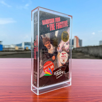 RAY YI Vitrine acrylique résistante aux UV pour cassette vidéo VHS