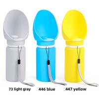 Gourde de voyage pliable pour chien, en silicone de qualité alimentaire, pour l'extérieur