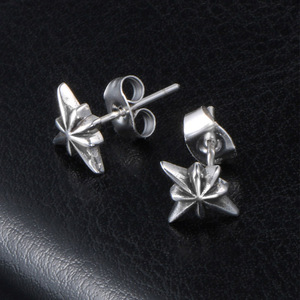 Pendientes de Estrella Octogonal de Acero de Titanio CF096, Joyería de Moda Unisex con Diseño Geométrico - Product Image 4