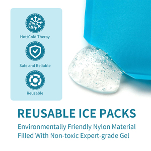 OEM piccolo impacco di ghiaccio riutilizzabile Mini Gel impacchi freddi per lesioni impacco freddo caldo per il bambino mal di testa di saggezza denti febbre sollievo - Product Image 3