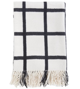 100% Acrylic Faux Cashmere kẻ sọc <span class=keywords><strong>tartan</strong></span> Tây Aztec dệt du lịch Khăn choàng sofa ném chăn - Product Image 1