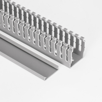 Goulotte de câblage électrique en PVC ignifuge 25*25mm, résistante au feu, couleurs personnalisables, gestion des câbles