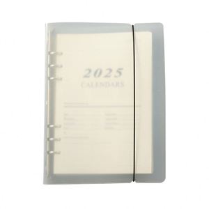 2025 <b>Diary</b> Planner with Schedule <b>A5</b> 6 Ring Binder Notebook Detachable Weekly Monthly Planner 365 Days Planner Cahiers 200 Pages - Product Image 1