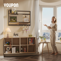 Nouvel Étagère Murale Wandregal 2026 en Alliage d'Aluminium, Multi-Niveaux, Durable, à Cadre Combiné pour Organisation de Cuisine
